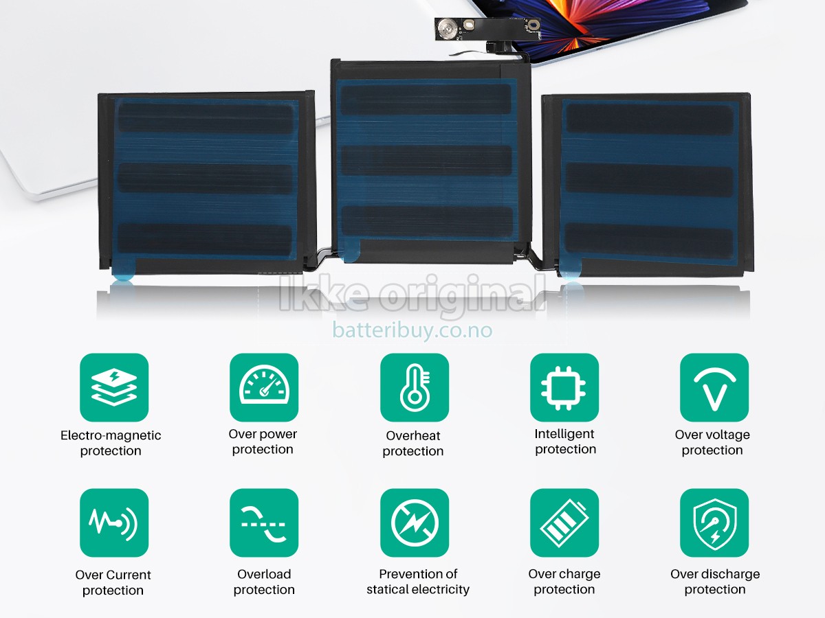 Apple MacBook Pro Core I7 2.4GHZ 13.3 inch Retina A1708(EMC 2978) batteri