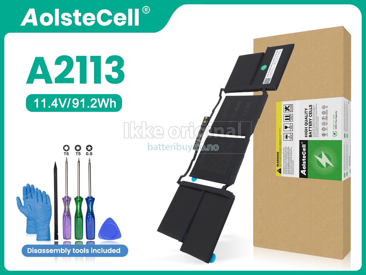 Apple MacBook Pro 16-inch Core I7 2.6GHZ 2019 batteri