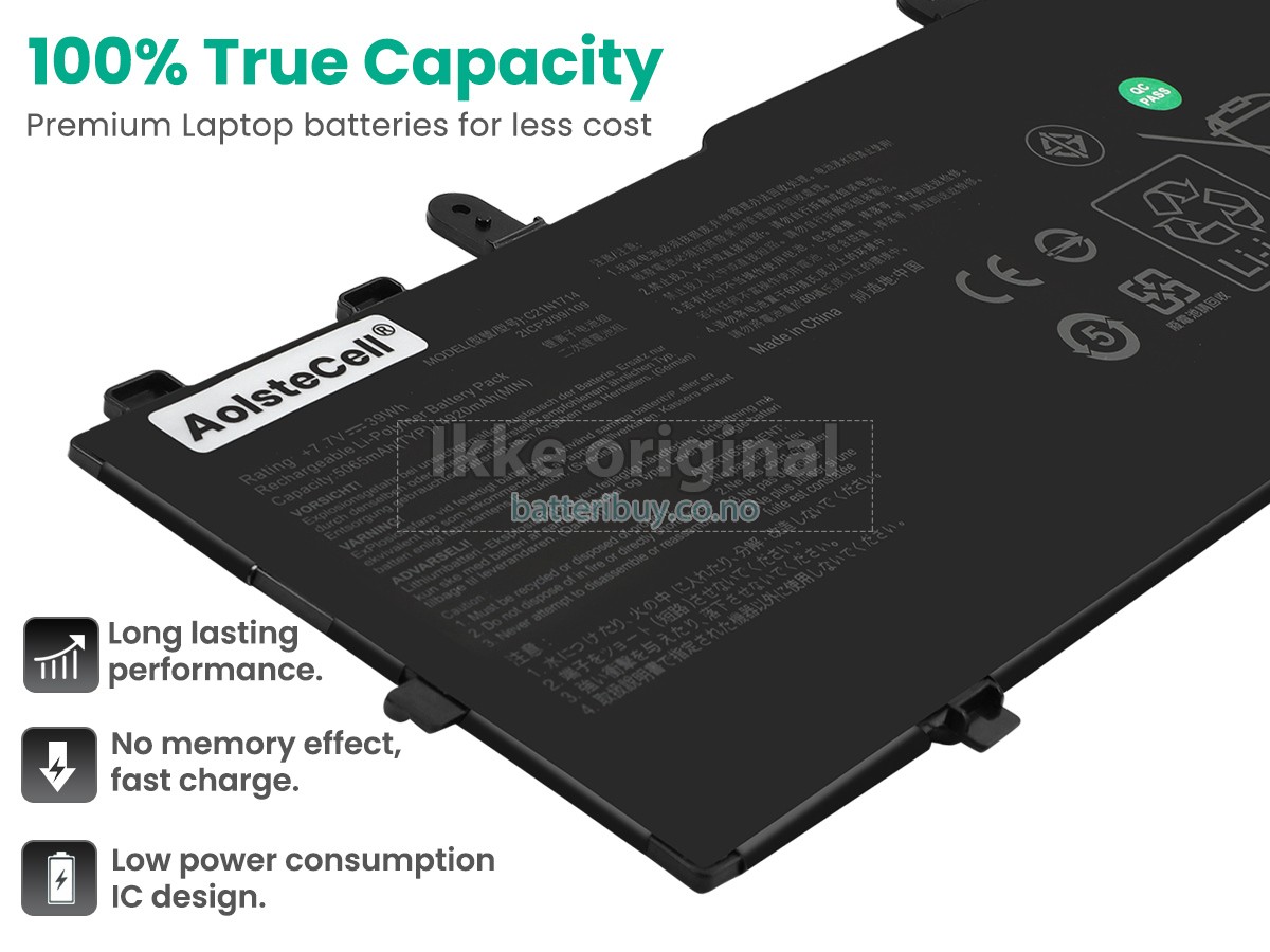 Asus VivoBook Flip 14 TP401NA-EC044T batteri