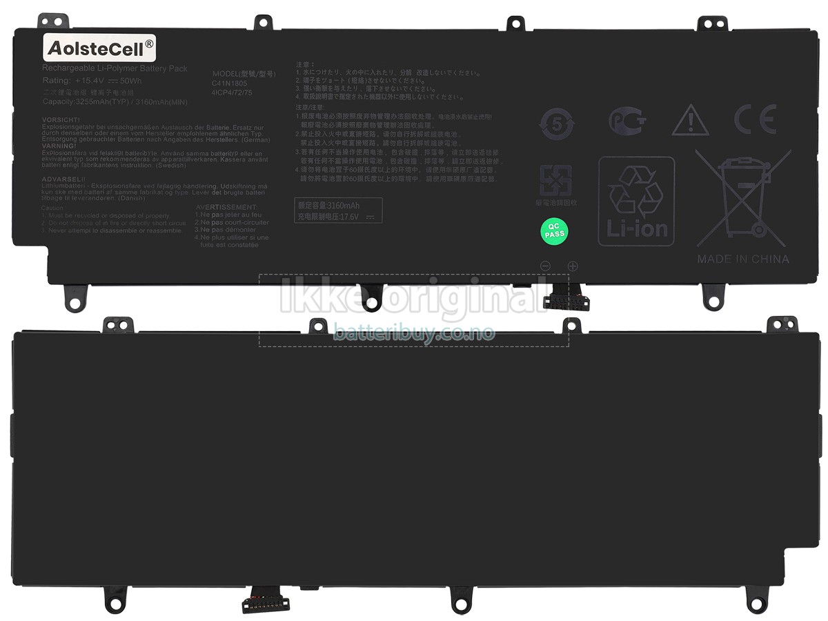 Asus Rog ZEPHYRUS S GX531GM-ES005T batteri