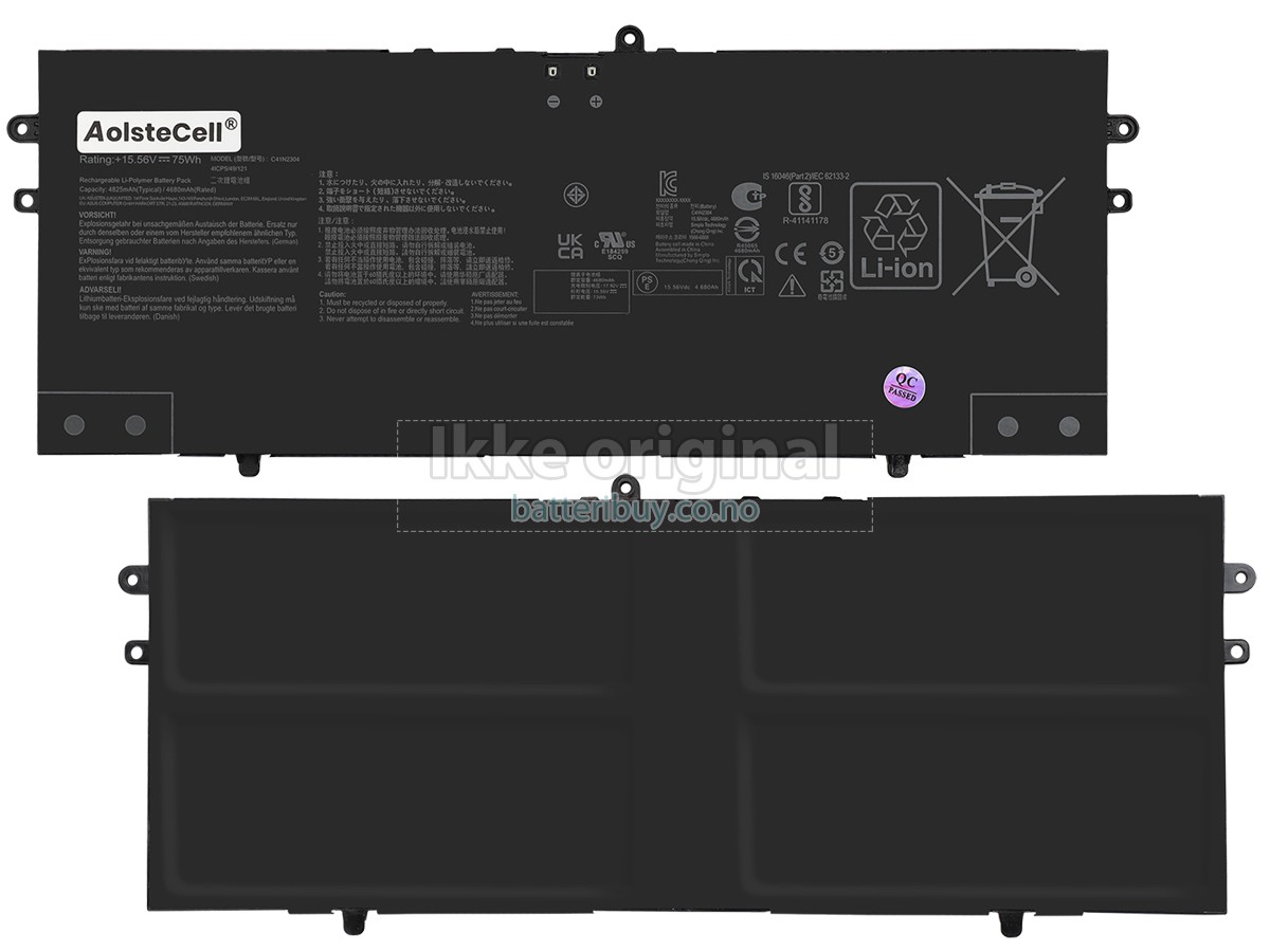 Asus VivoBook S 16 OLED M5606UA-DS96 batteri