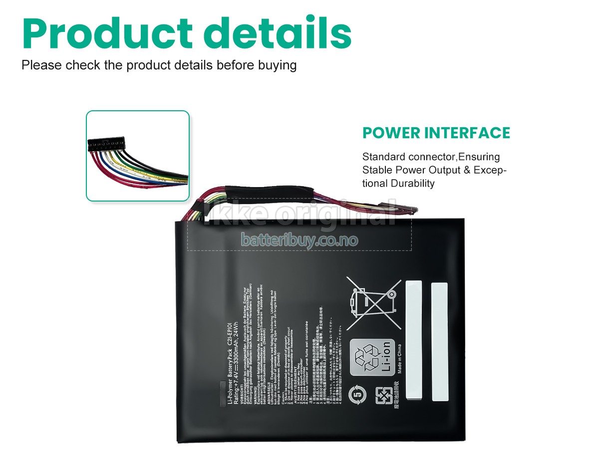 Asus TF101-1B048A batteri