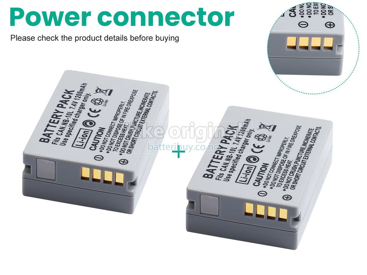 Canon POWERSHOT G1X batteri