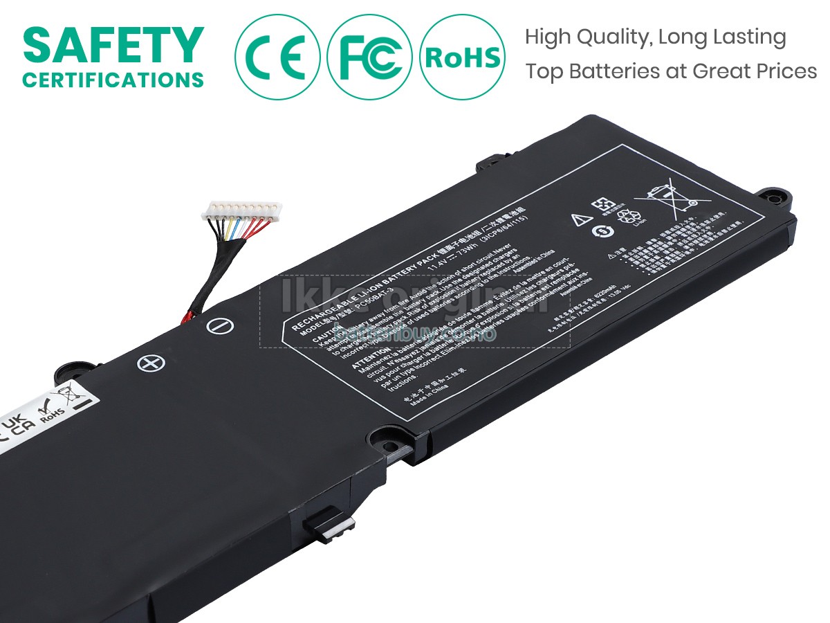 Clevo PC50BAT-3(3ICP6/64/115) batteri