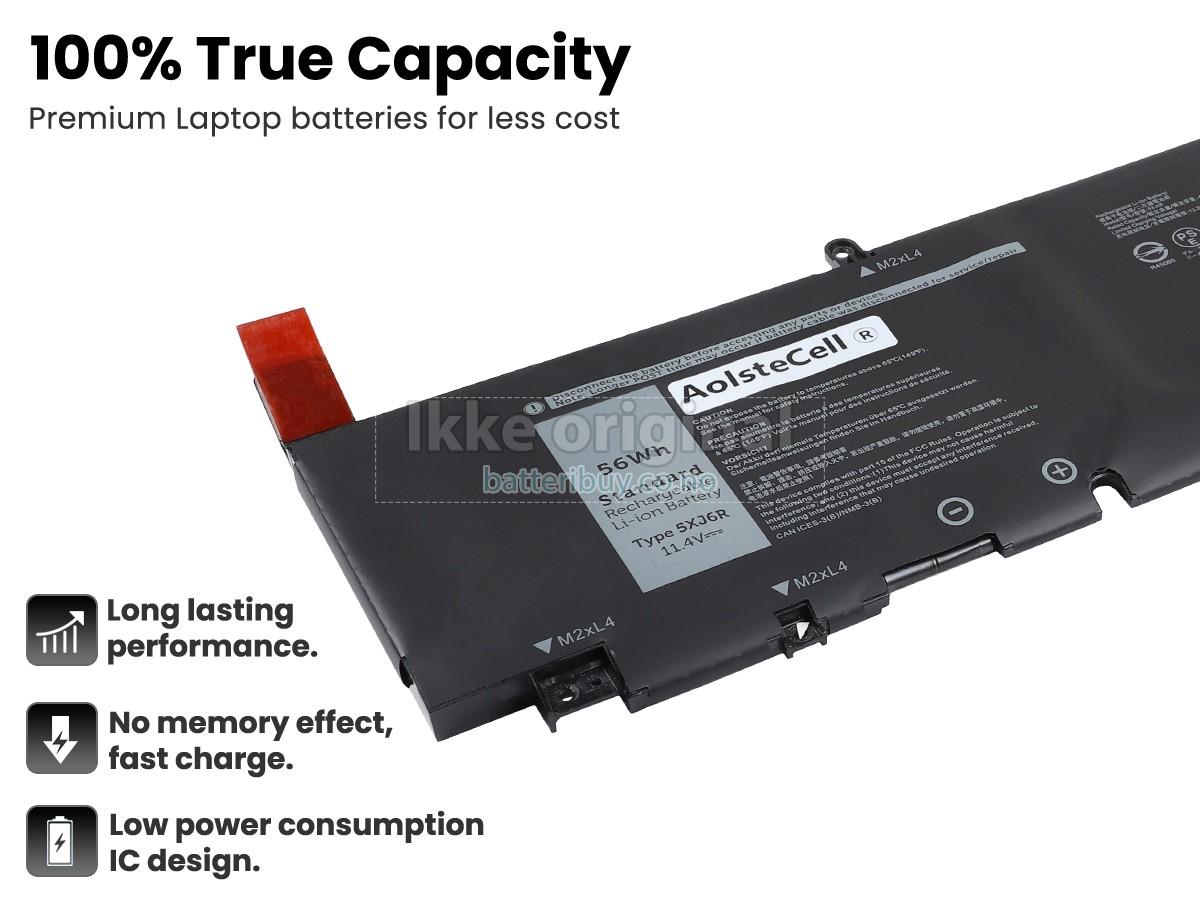 Dell 5XJ6R batteri