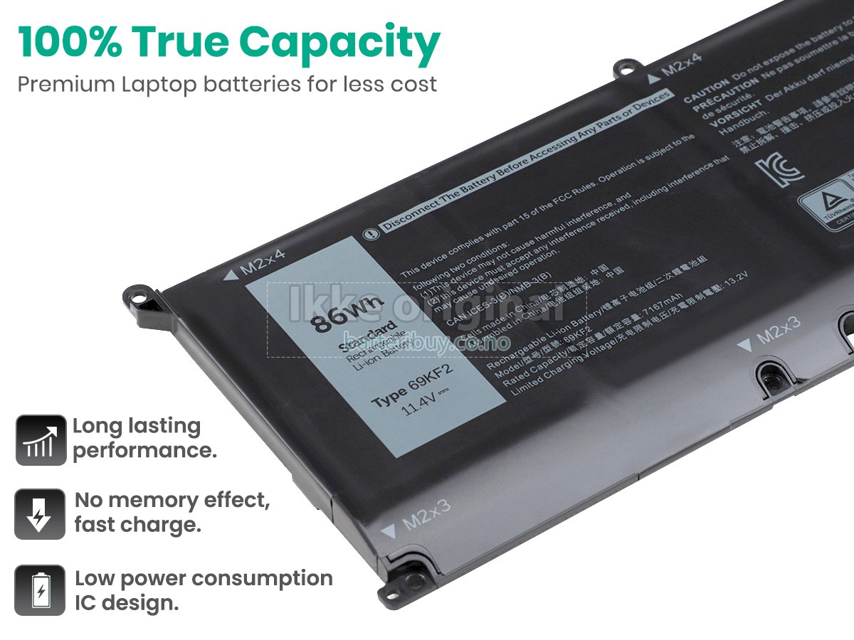 Dell P106F batteri