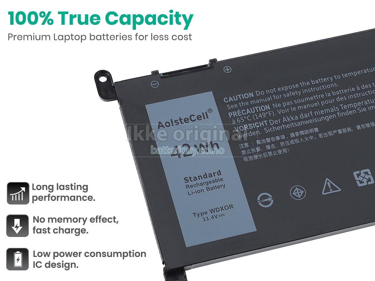 Dell Inspiron 13 7375 2-IN-1 batteri