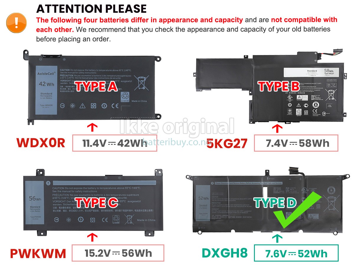 Dell Inspiron 14 7000 batteri