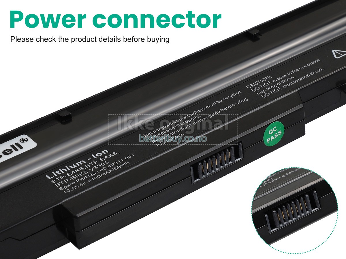 Fujitsu 60.4P50T.011 batteri