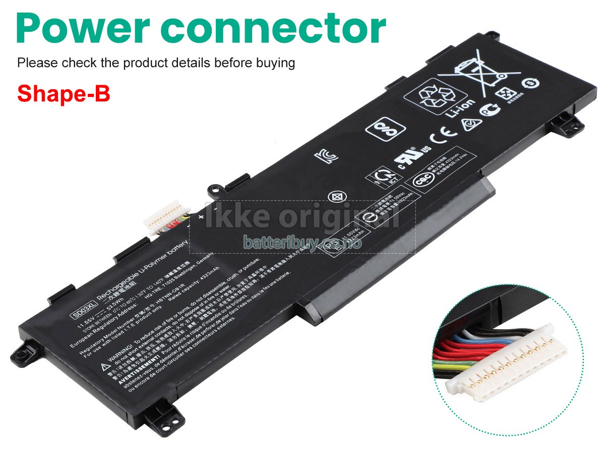 HP SD03XL batteri