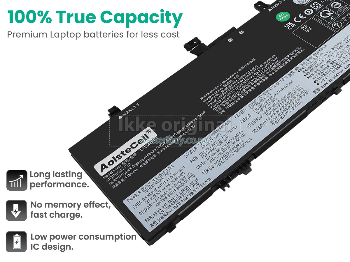 Lenovo YOGA SLIM 6 14IAP8-82WU008YAX batteri