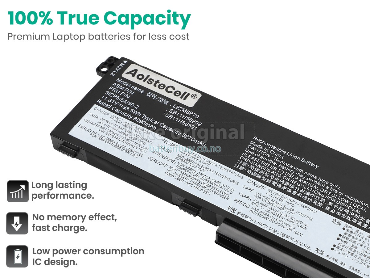 Lenovo L22M6P70 batteri