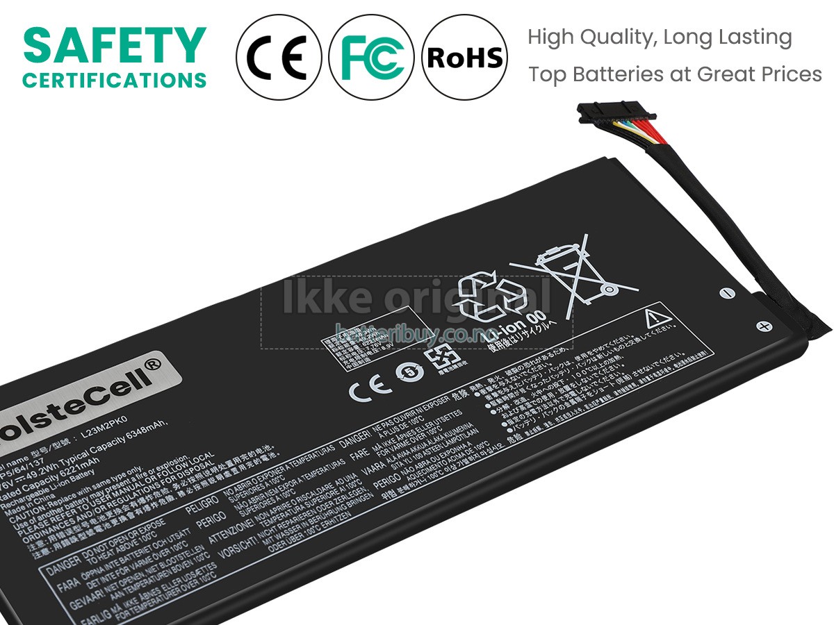 Lenovo LEGION GO 8APU1-83E10010MZ batteri