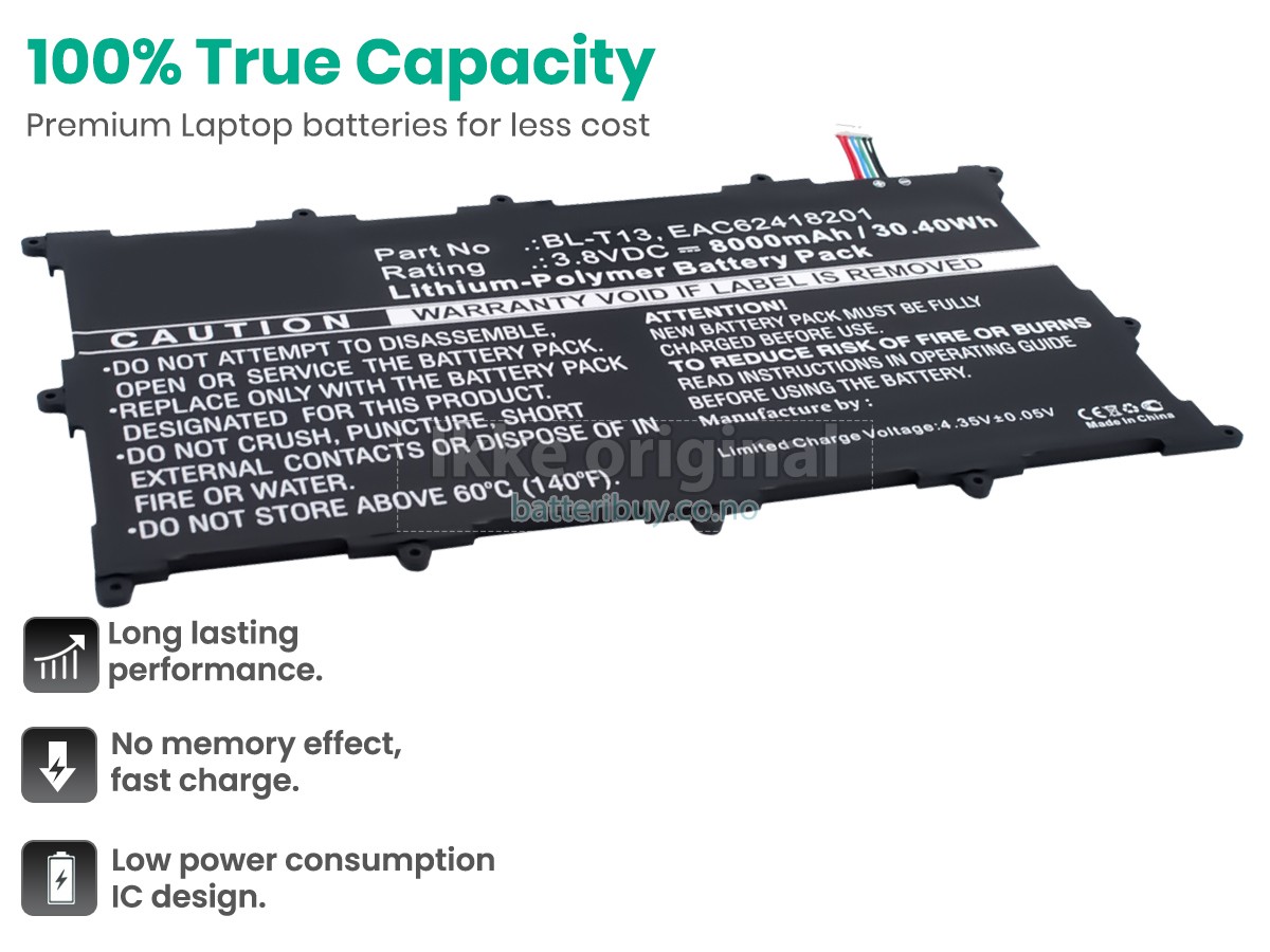 LG G PAD Tablet 10.1 batteri