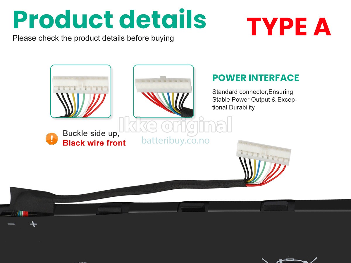 MSI STEALTH GS77 12UHS-040 batteri