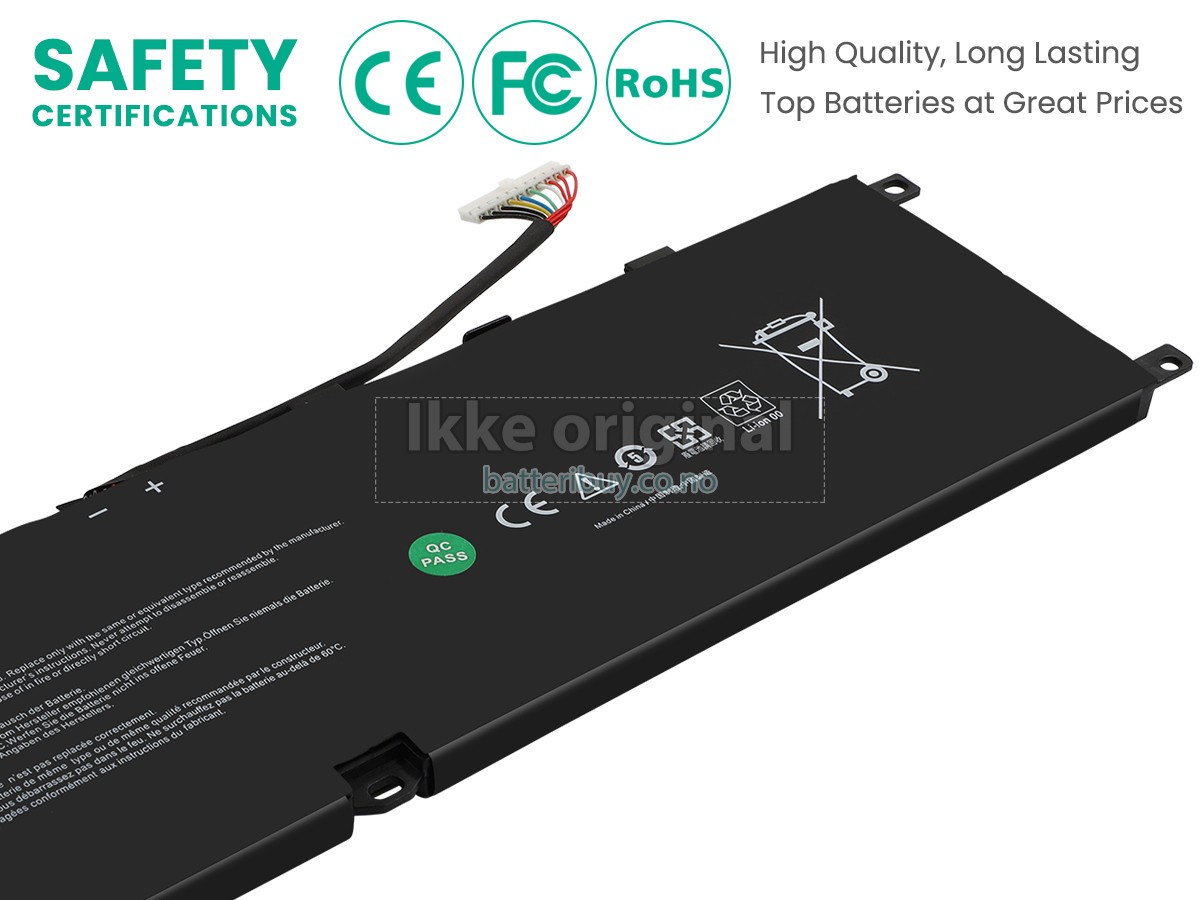 MSI STEALTH GS77 12UHS-040 batteri
