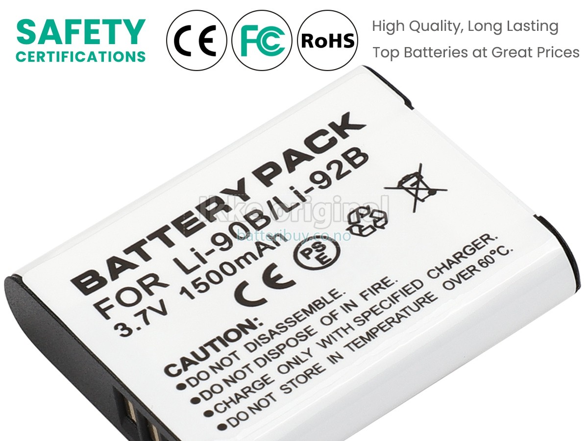 Olympus STYLUS SH-60 batteri