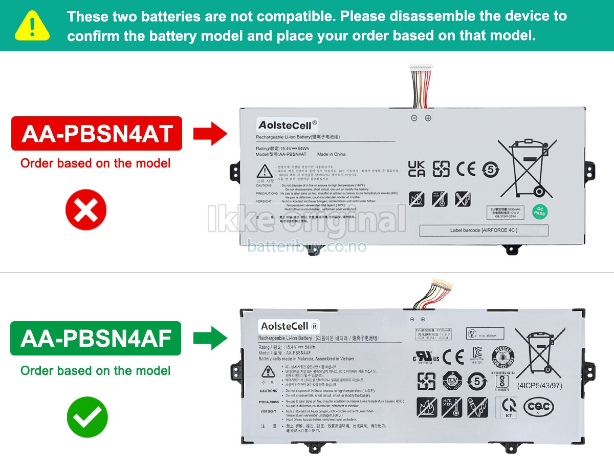 Samsung NT930SBE-K38 batteri