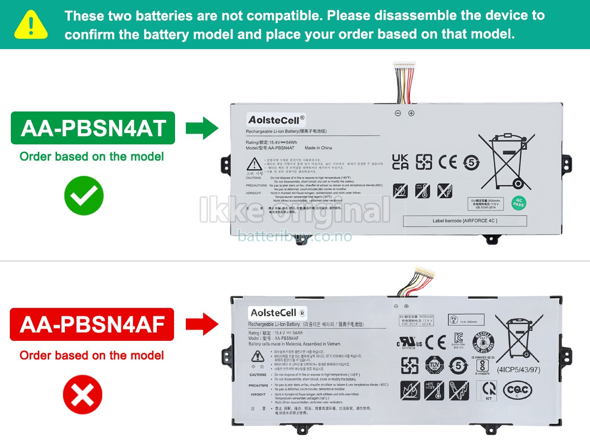 Samsung NT930SBE-K38 batteri