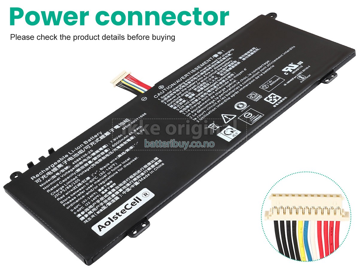 Toshiba Satellite C50D-B-11N batteri